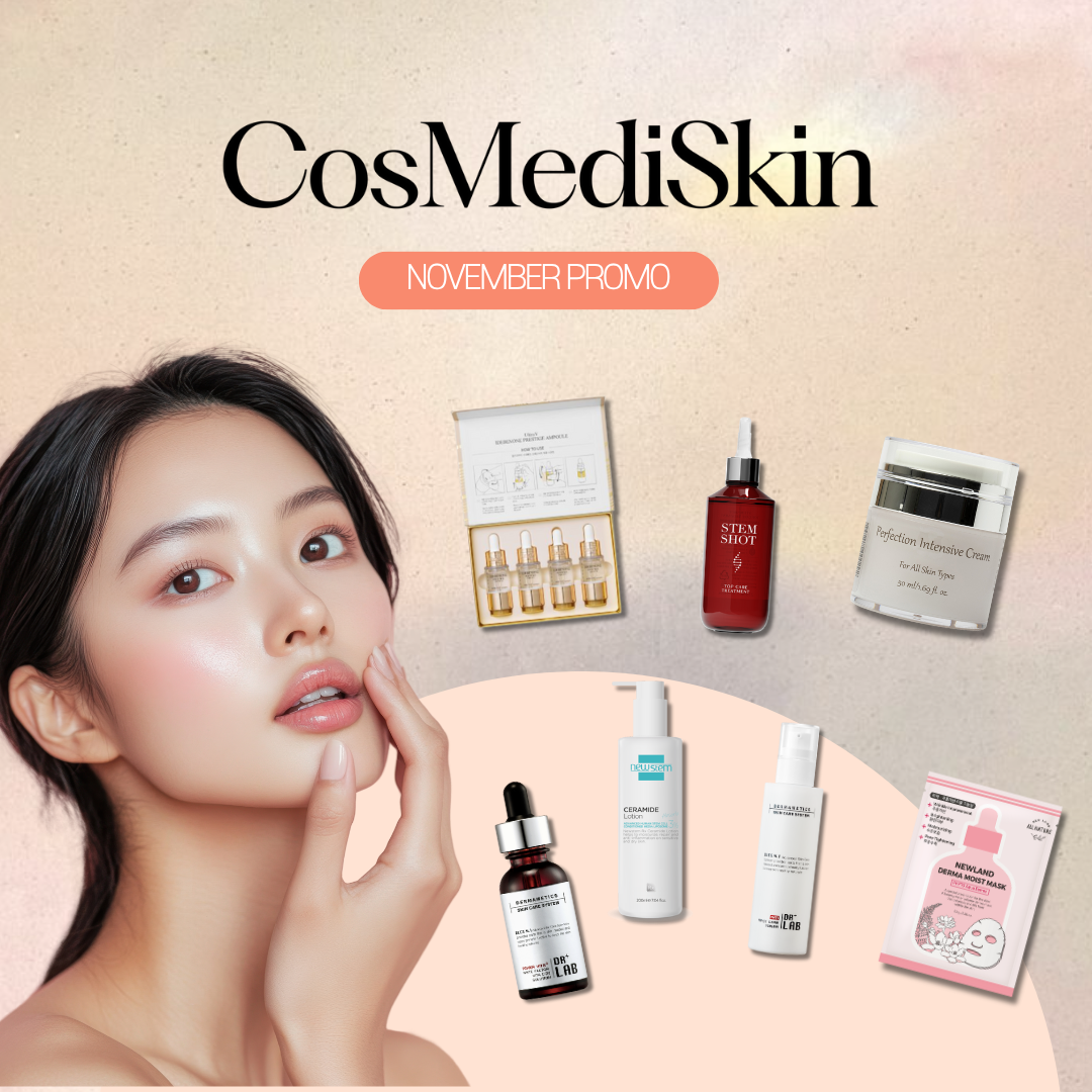 🫧✨💆♀️🪞🌼🌤️CosMediSkin November Promo ✨🧴💧🌿🌸