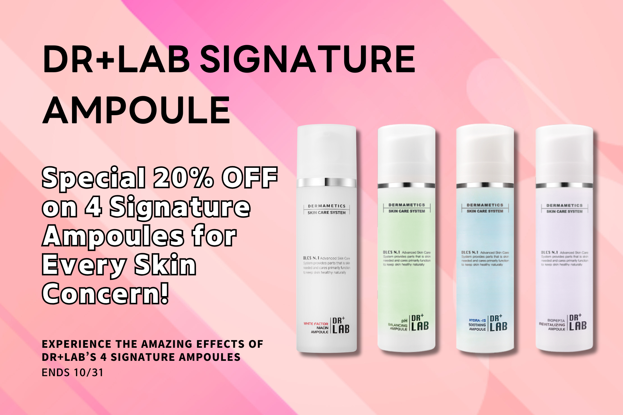 4 Signature Ampoules on 20% OFF π