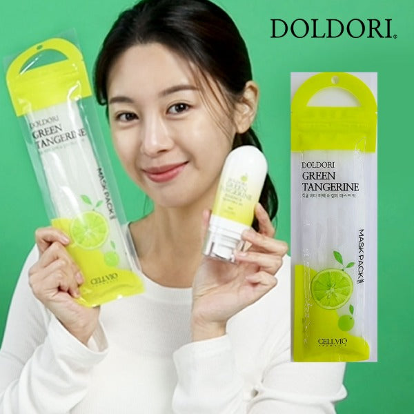 DOLDORI GREEN TANGERINE MASK 5EA