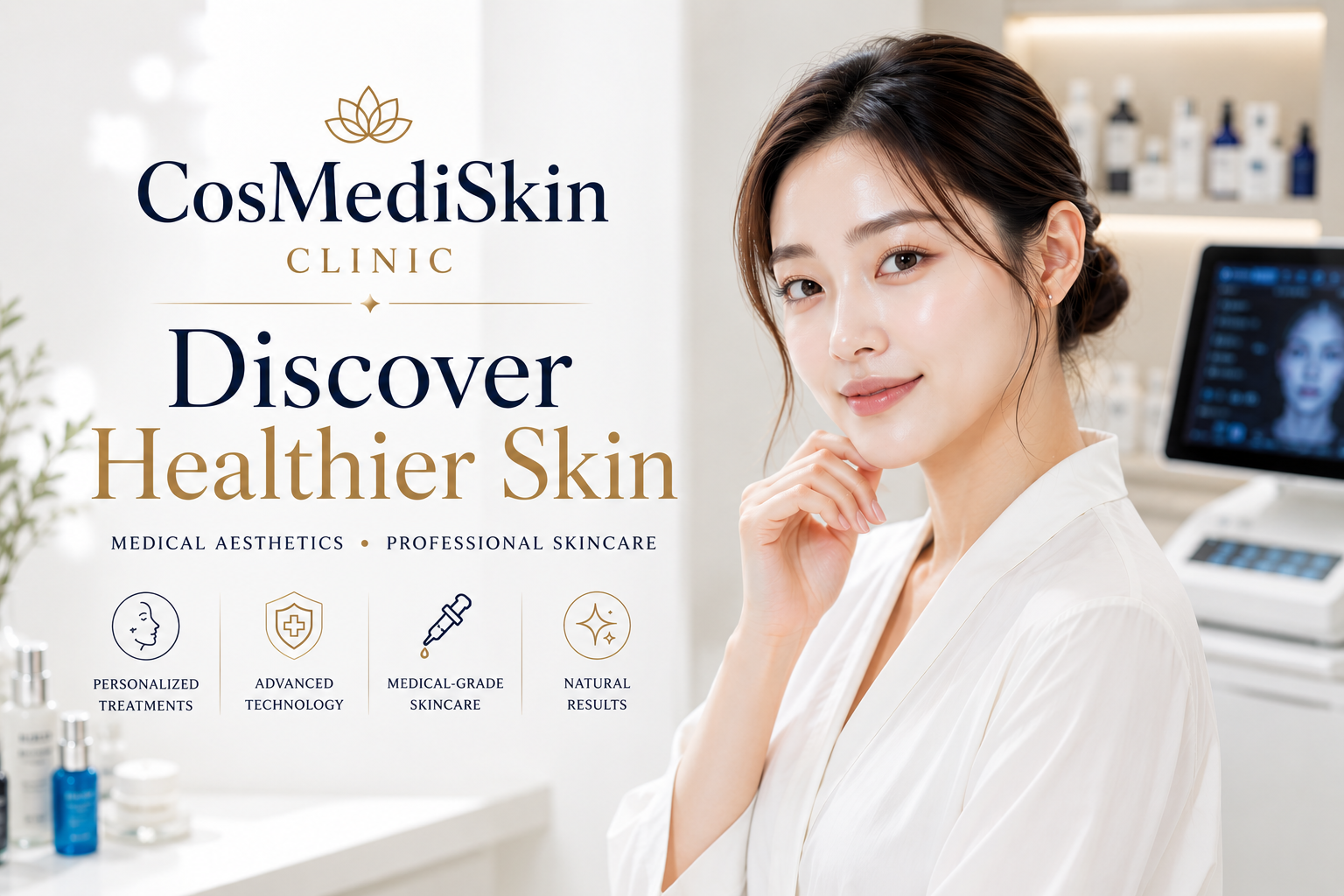 Discover CosMediSkin: Where Medical Aesthetics Meet Professional Skincare