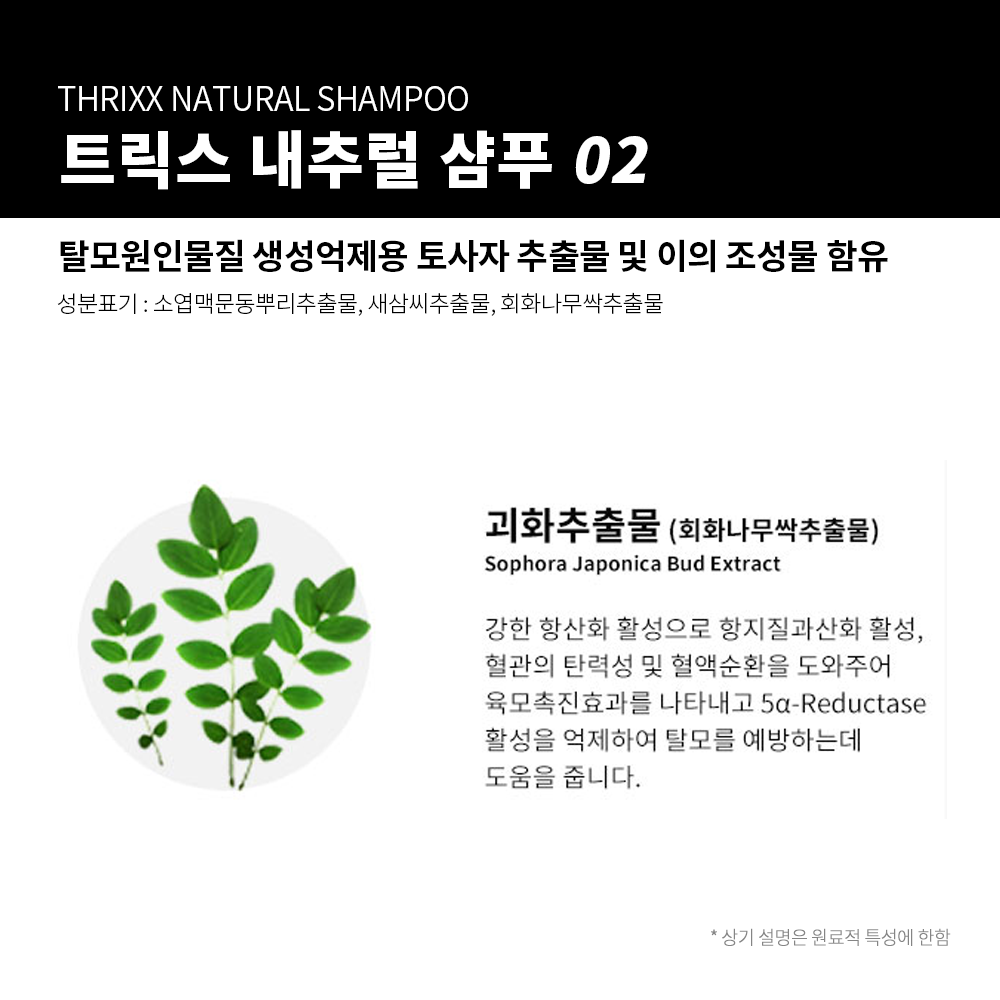 THRIXX Hair Natural Shampoo