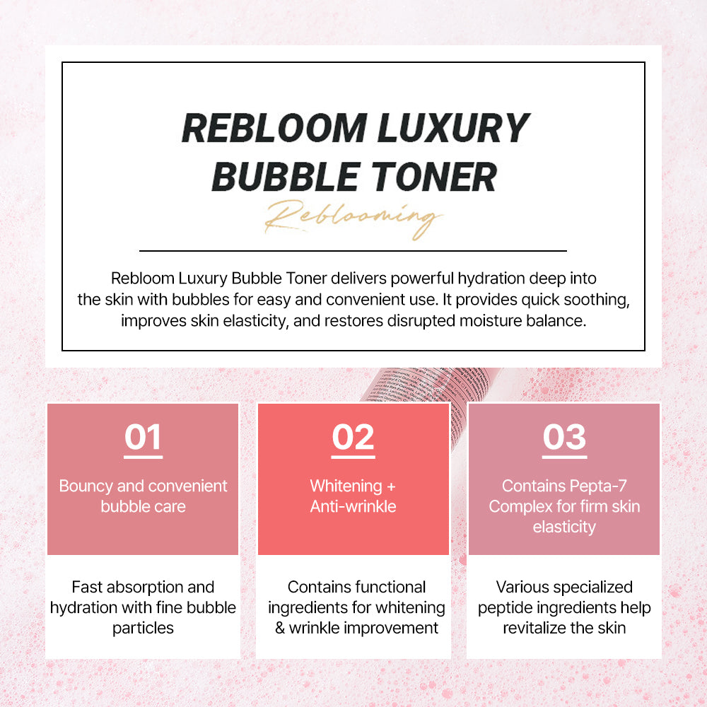 [Bundle] Re:bl Rebloom Luxury Bubble Toner